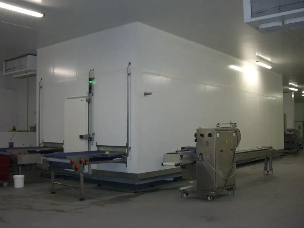 Tunnel de surgélation à Solesmes